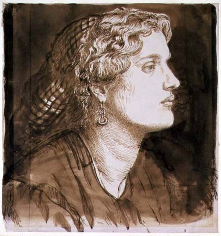 Portrait of Fanny Cornforth à Dante Gabriel Rossetti