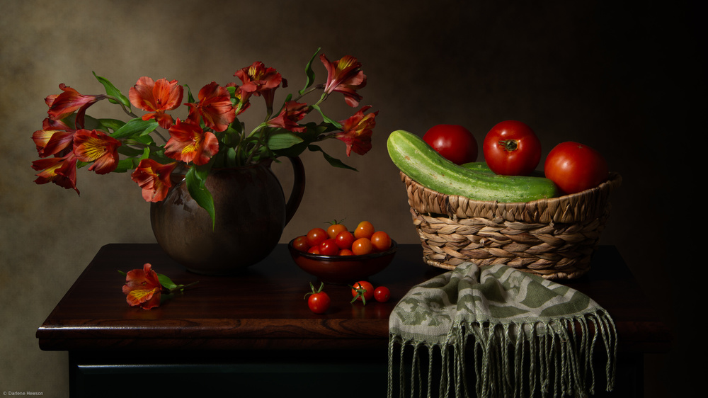 Tomatoes and Cucumbers à Darlene Hewson