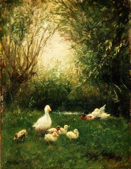 Another Sunday Afternoon by the River à David Adolph Constant Artz