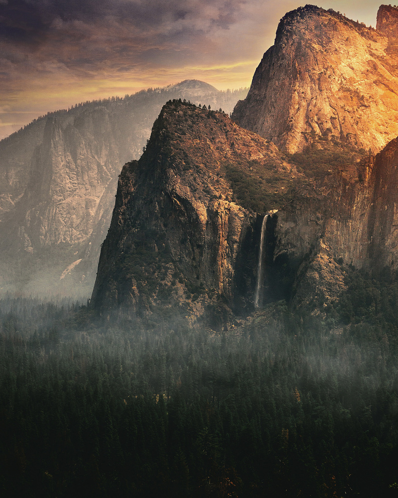 Bridalveil fall, Yosemite à David George
