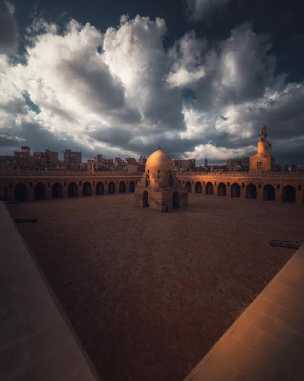 Mosque under the clouds