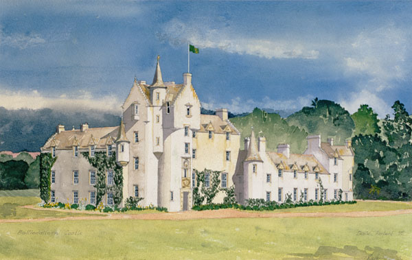 Ballindalloch Castle, 1995 (w/c)  à David  Herbert