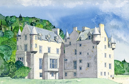 Castle Menzies, 1995 (w/c)  à David  Herbert