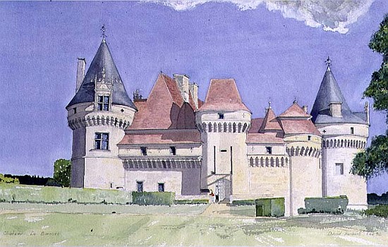 Chateau de Bannes, 1996 (w/c)  à David  Herbert