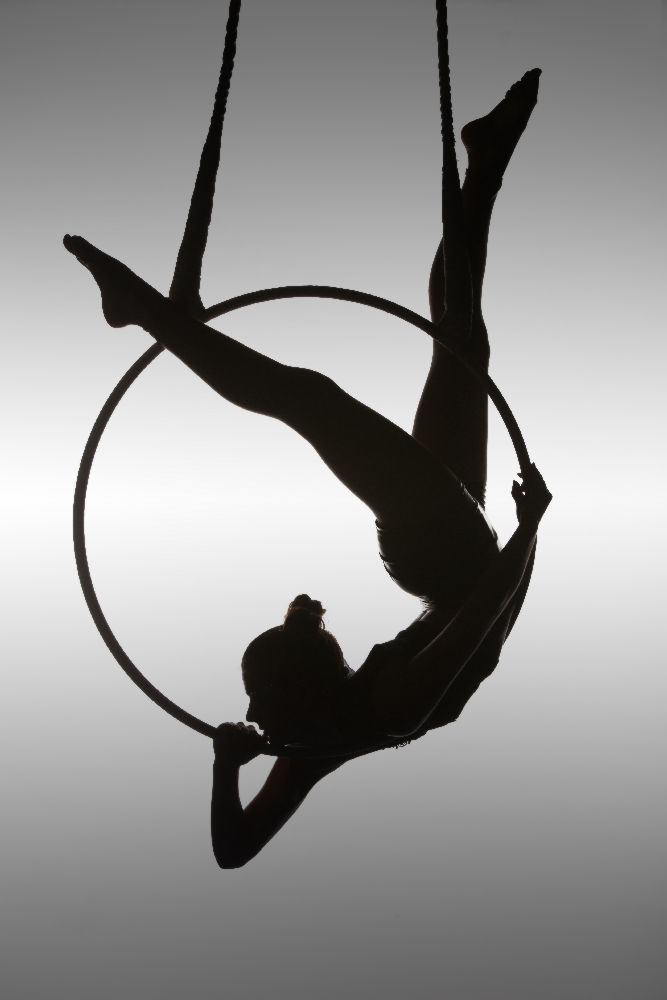 L'acrobate aérien à David Naman