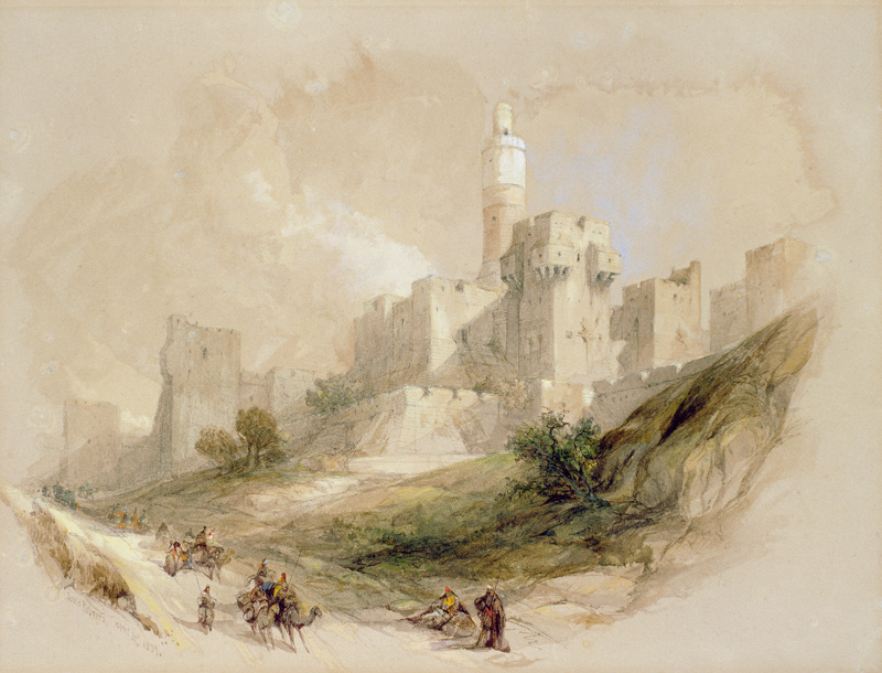 Jerusalem and the Tower of David à David Roberts