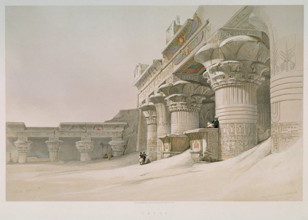 Edfu , Horus Temple à David Roberts