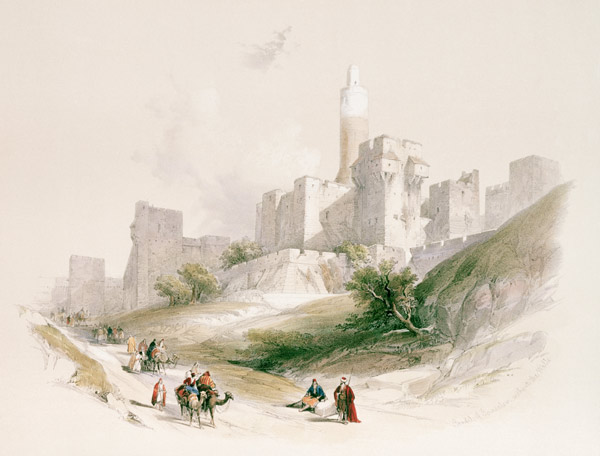 Jerusalem , Tower of David à David Roberts