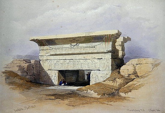 North Gate at Dendarah, from \\Egypt and Nubia\\\, Vol.1\\"" à David Roberts
