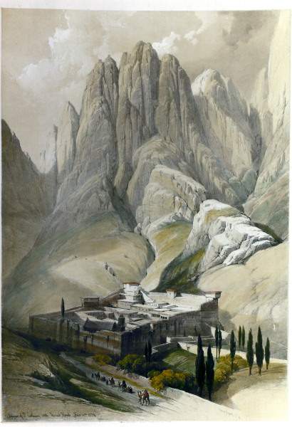 Sinai , St.Catherine Monast. à David Roberts