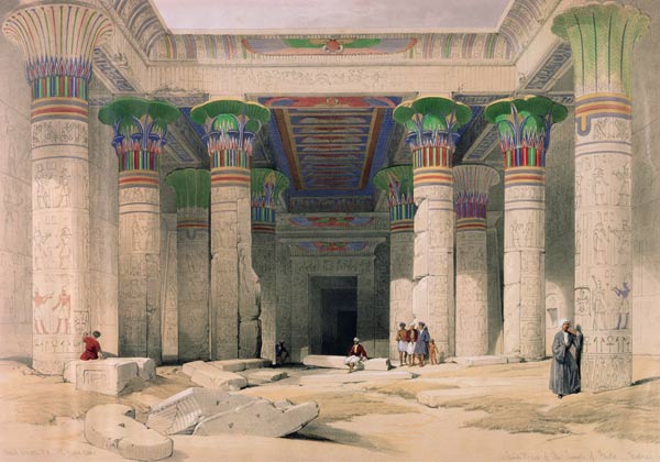 Grand Portico of the Temple of Philae, Nubia, from ''Egypt and Nubia''; engraved by Louis Haghe (180 à David Roberts