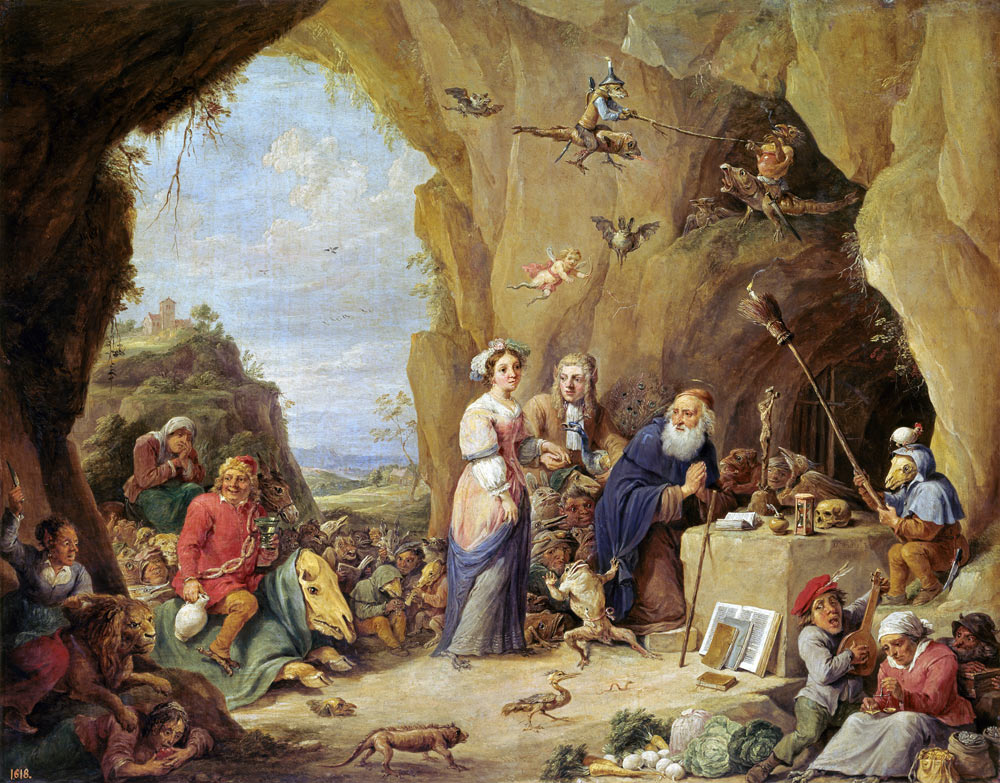 The Temptation of Saint Anthony à David Teniers