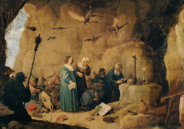 la temptation de Saint Antoine Abad. à David Teniers