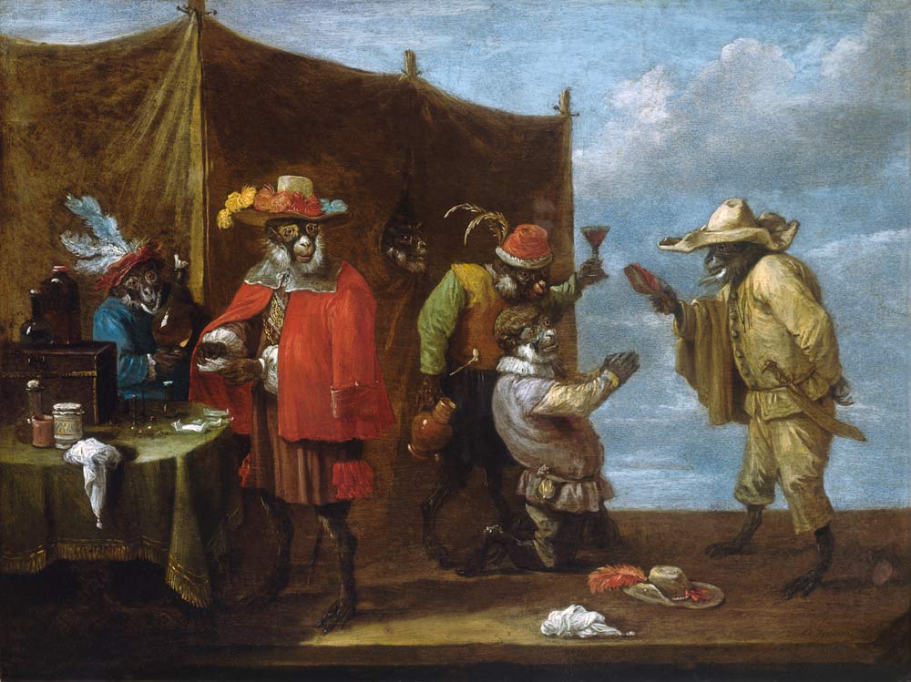 Singerie à David Teniers
