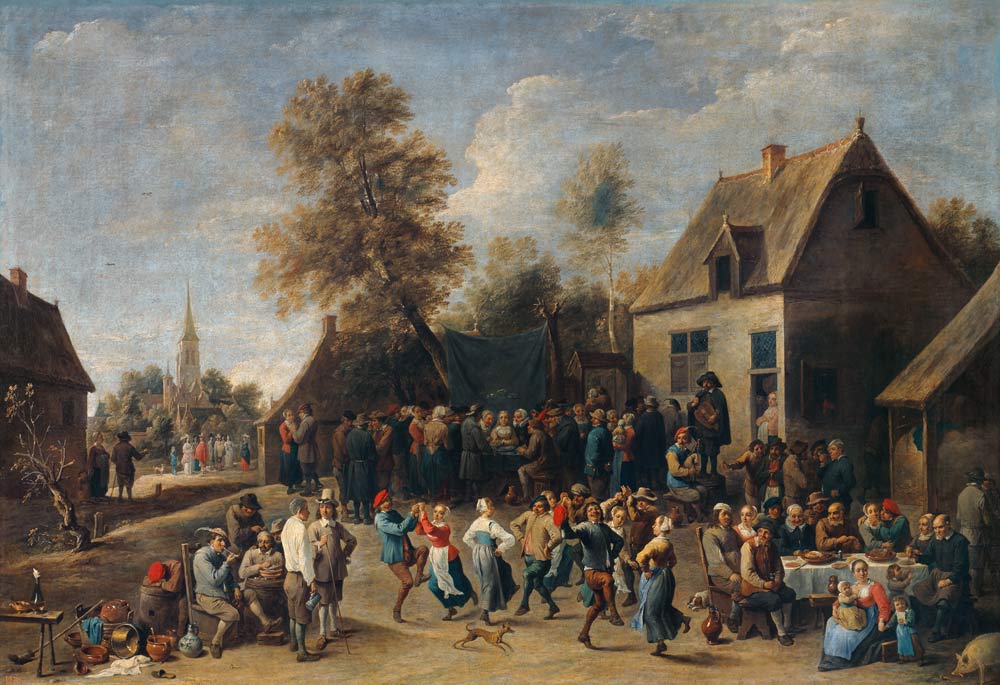 Teniers the Younger / Peasant Festival à David Teniers