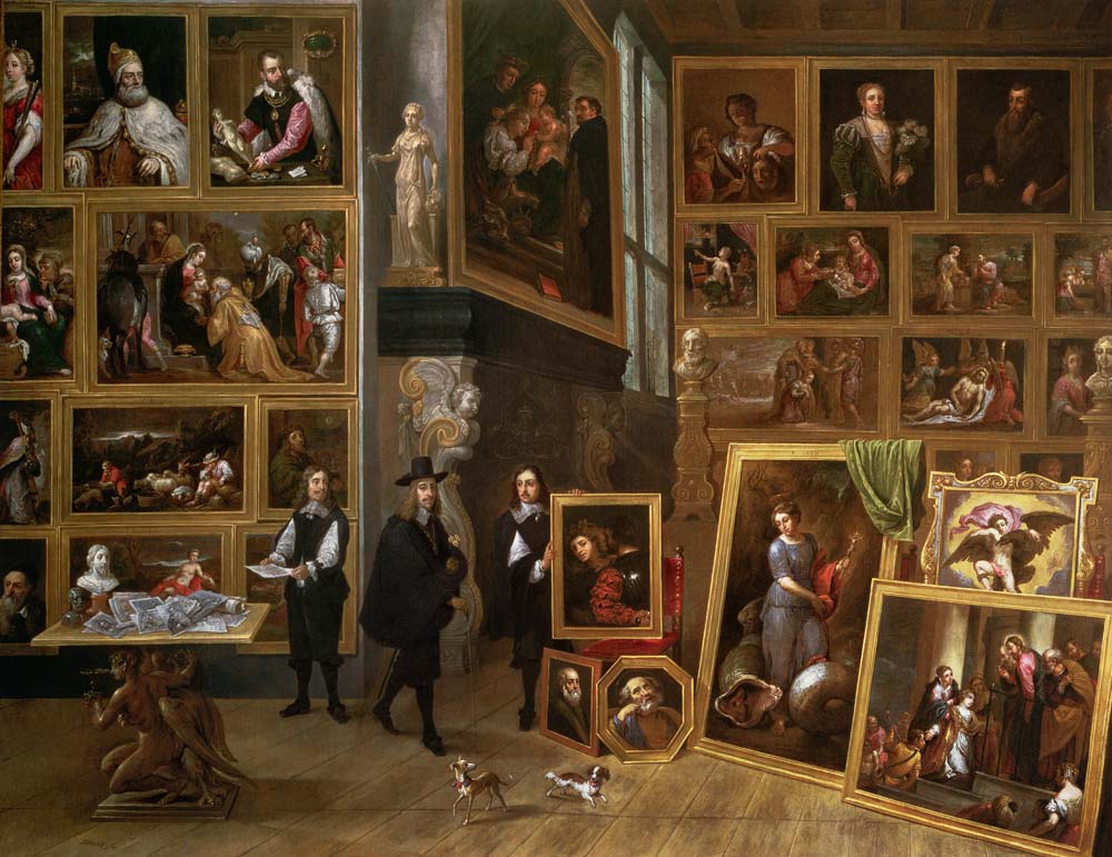 The Picture Gallery of Archduke Leopold Wilhelm (1614-61) à David Teniers