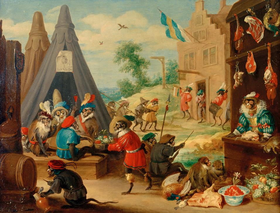 Festival of Monkeys à David Teniers