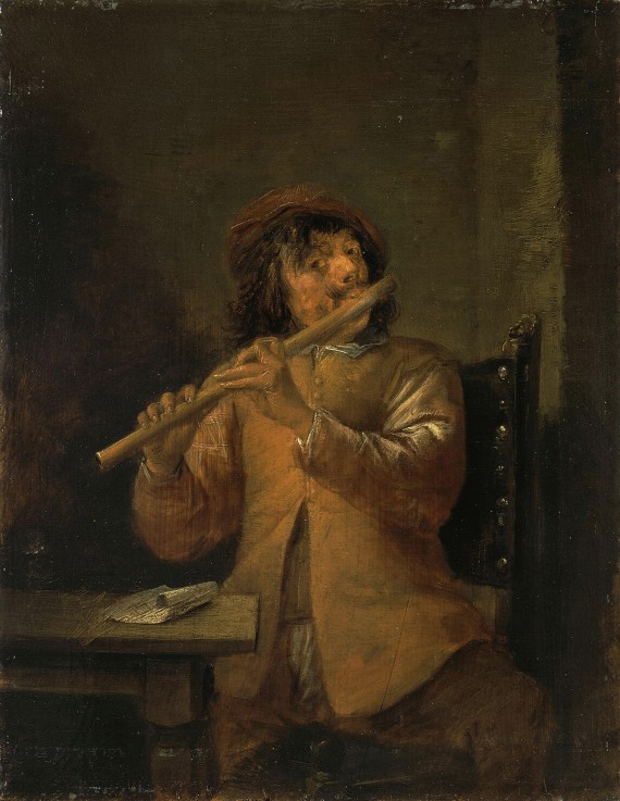 Flautist à David Teniers