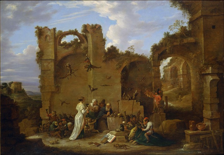 The Temptation of Saint Anthony à David Teniers