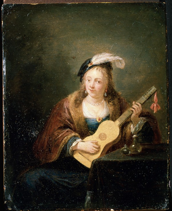 Woman with a Guitar à David Teniers