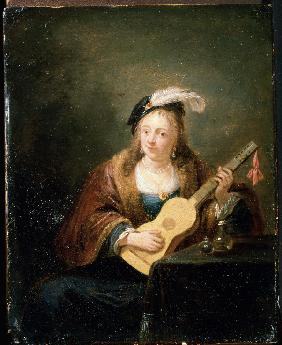 Woman with a Guitar