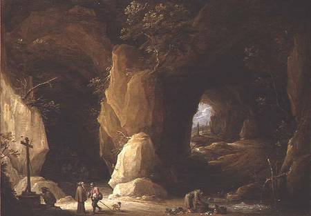 Hermits in a Cave à David Teniers