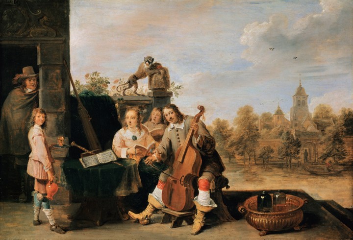 Self-portrait with Family à David Teniers