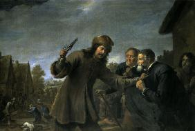 David Teniers d.J.,Überfall auf ein Dorf