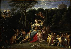 D.Teniers / Rinaldo in Armida s garden