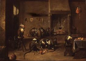 Monkeys in a Tavern