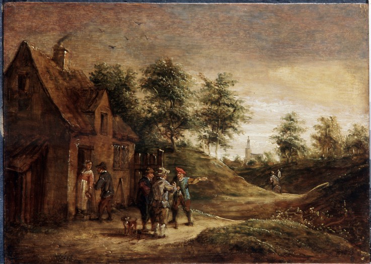 Before a tavern à David Teniers