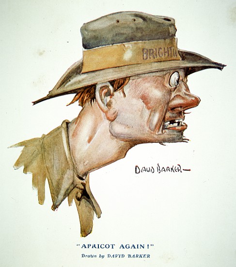 Apricot Again! - Gallipoli Campaign of 1915, cartoon published in The Anzac Book à David C. Barker