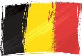 Grunge Belgium flag