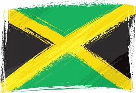 Grunge Jamaica flag