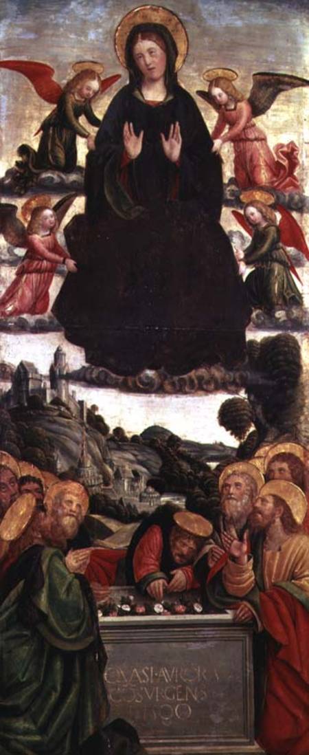 The Assumption of the Virgin (tempera on wood) à Defendente Ferrari