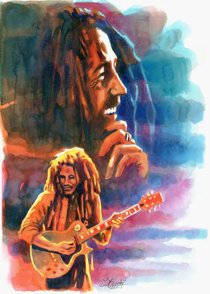 Bob Marley42 x 30 cm à Denis Truchi