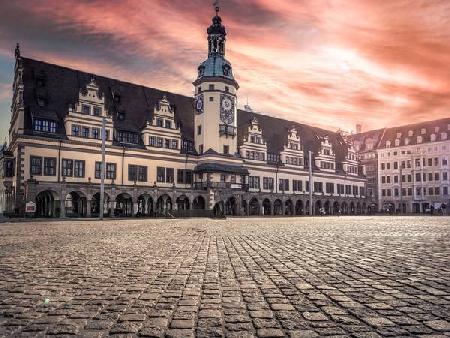 Altes Rathaus und Markt Leipzig