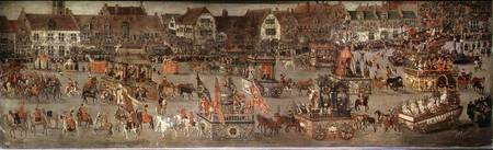 The Triumph of the Archduchess Isabella (1556-1633) in the Brussels Ommeganck of Sunday 31st May 161 à Denys van Alsloot