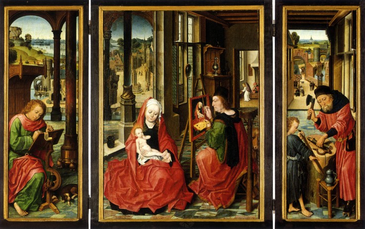 Saint Luke Triptych à Derick Baegert