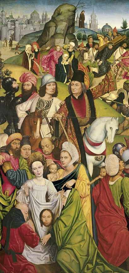 Saint Veronica and a Group of Knights à Derick Baegert