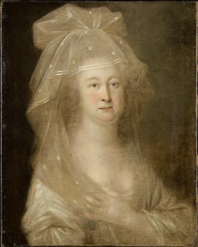Portrait of a Woman wearing a Veil