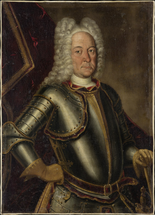 Portrait of Johann Hieronymus zum Jungen à Maître allemand vers 1700/1710