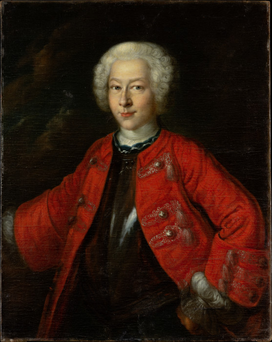Portrait of Hieronymus Georg von Holzhausen à Maître allemand vers 1740/1750