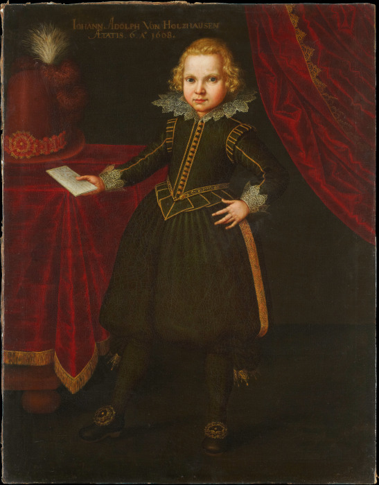 Portrait of Johann Adolf von Holzhausen à Maître allemand vers 1608