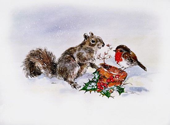 The Squirrel and the Robin  à Diane  Matthes