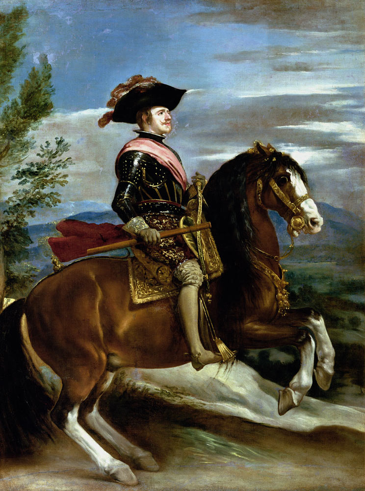 Equestrian Portrait of King Philip IV of Spain (1605-65) à Diego Rodriguez de Silva y Velásquez