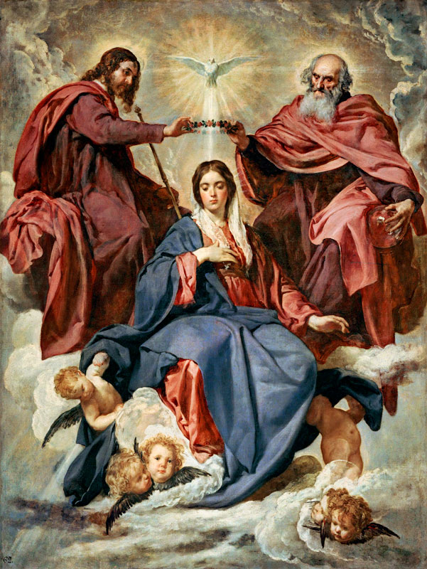Le couronnement de Marie à Diego Rodriguez de Silva y Velásquez