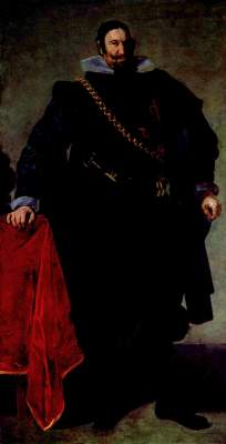 portrait du Gaspar de Guzman duc von Olivares à Diego Rodriguez de Silva y Velásquez