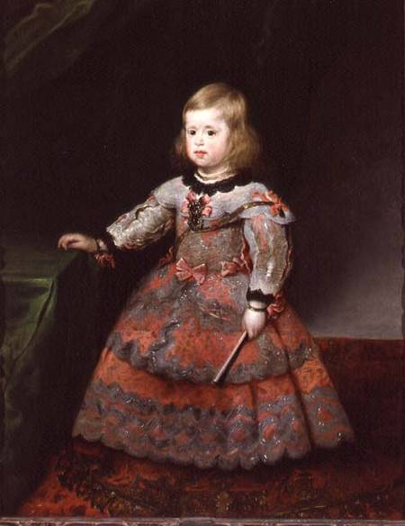 The Infanta Maria Margarita (1651-73) of Austria as a Child à Diego Rodriguez de Silva y Velásquez