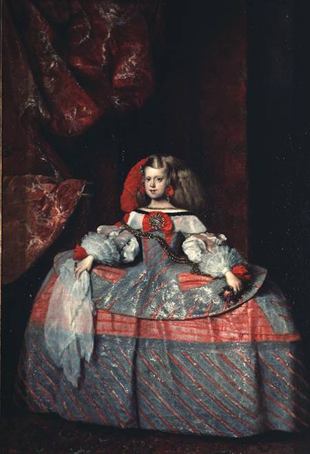 The Infanta Maria Marguerita (1651-73) in Pink à Diego Rodriguez de Silva y Velásquez